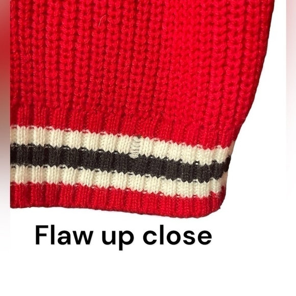 ALMOST FAMOUS Juniors' Cable Knit Buttoned V-Neck Varsity Cardigan size Medium - Picture 15 of 16